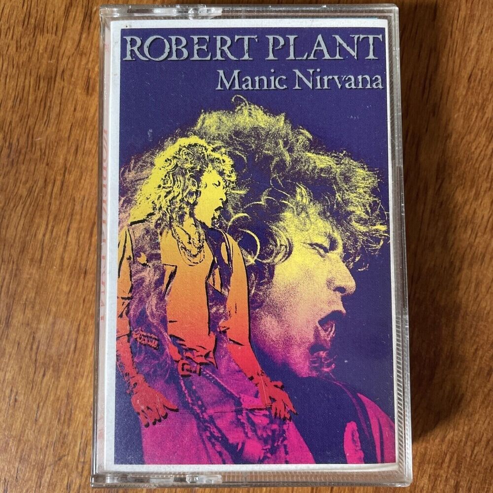 Manic Nirvana by Robert Plant Cassette 1990 Atlantic Records
